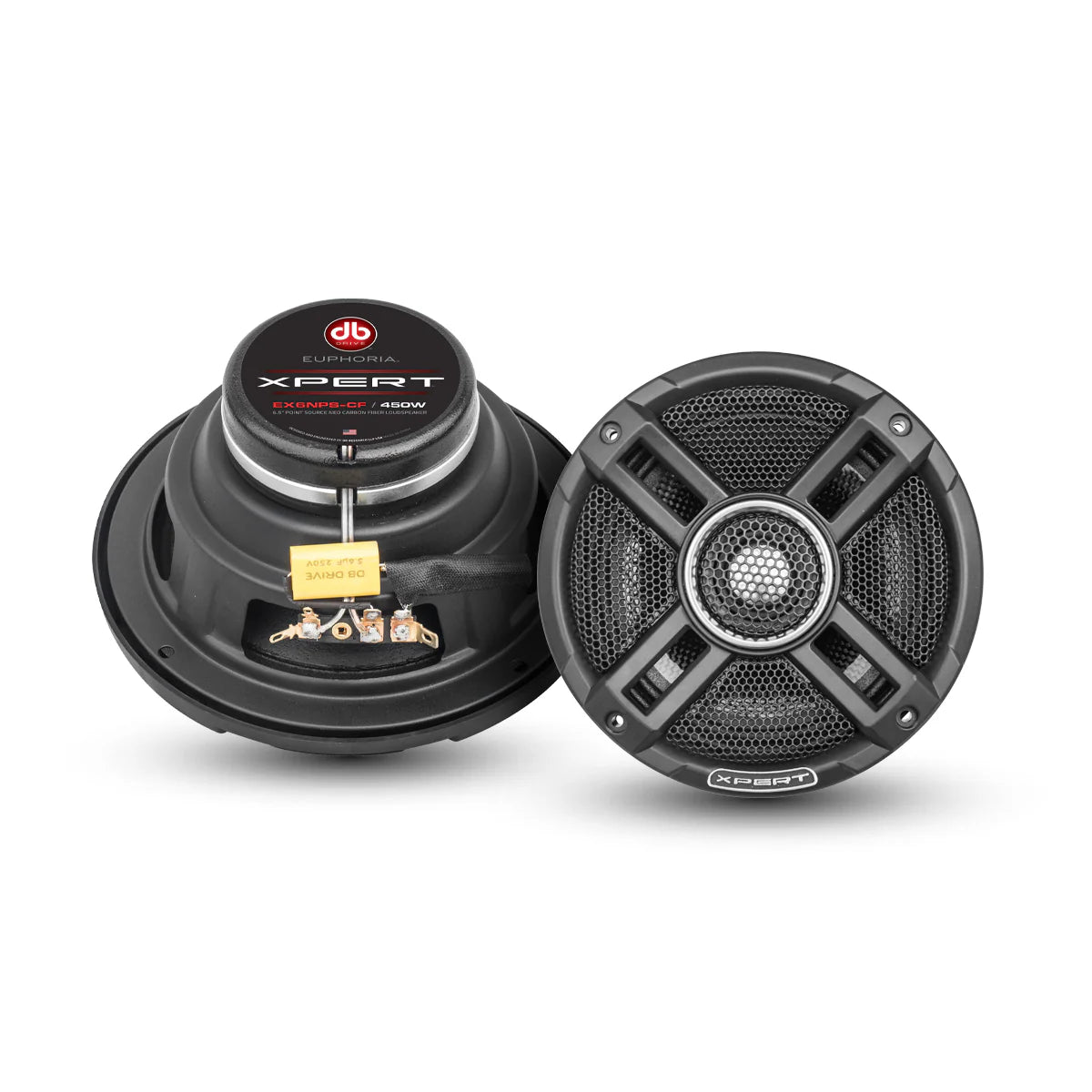 DB DRIVE EUPHORIA XPERT - EX6NPS-CF - 6.5″ POINT SOURCE NEO CARBON FIBER LOUDSPEAKER