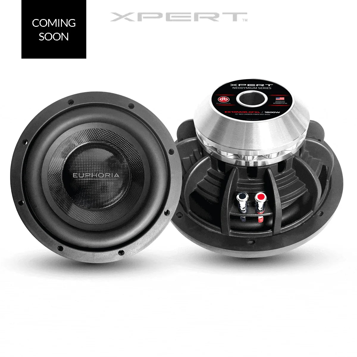 DB DRIVE EUPHORIA XPERT - EX10NMB-CFXL -10″ NEO CARBON FIBER MIDBASS